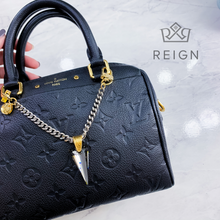 Load image into Gallery viewer, Spike Charm (Rhodium plated)