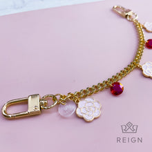 Load image into Gallery viewer, Pink Camellia Bag Charm
